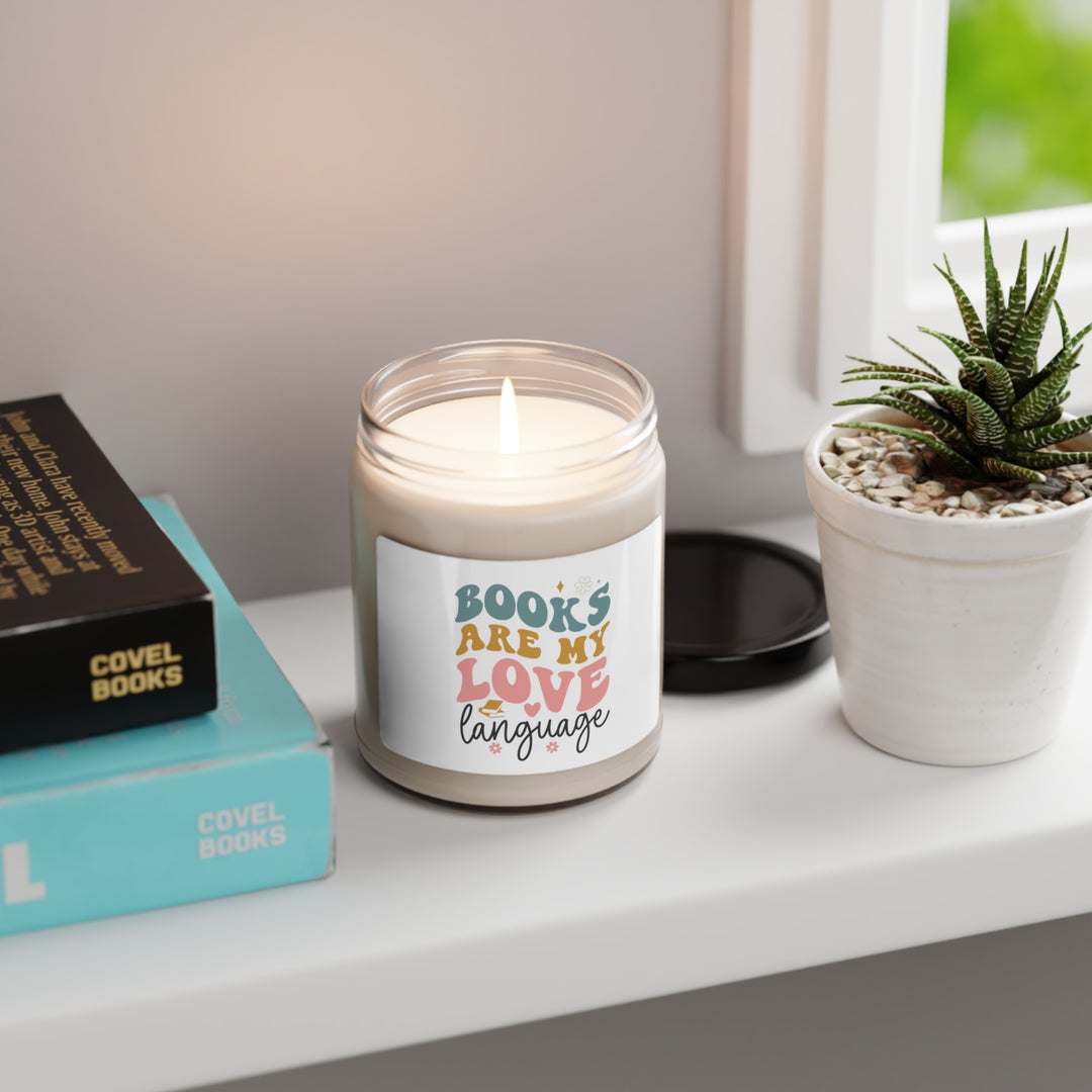 Books Love Language Scented Soy Candle, 9oz