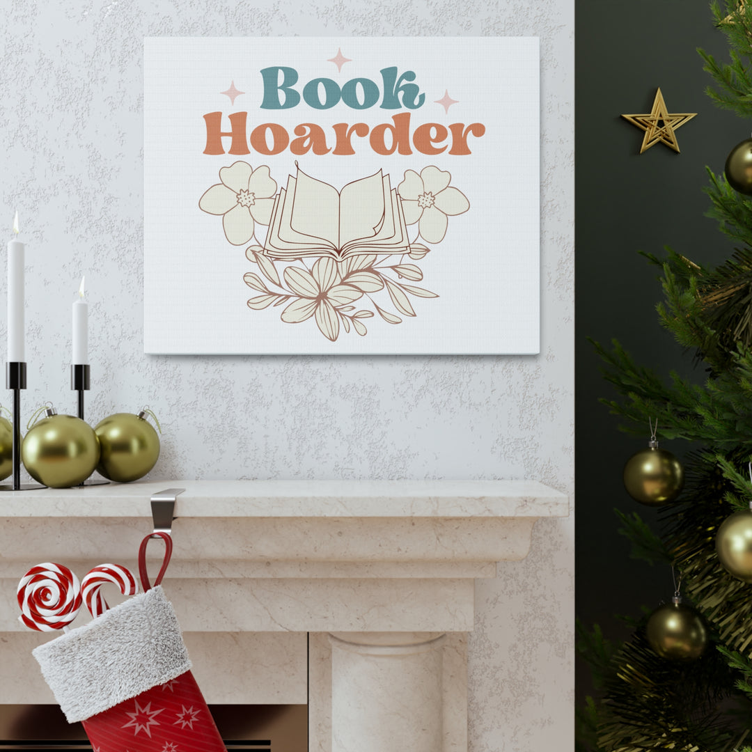 Book Hoarder Canvas Gallery Wraps