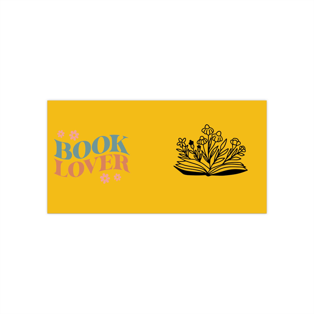 Book Lover Yellow Bumper Stickers