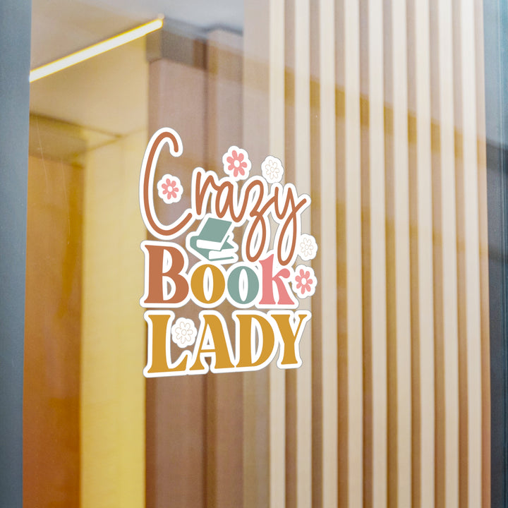 Crazy Book Lady Kiss-Cut Vinyl Decals