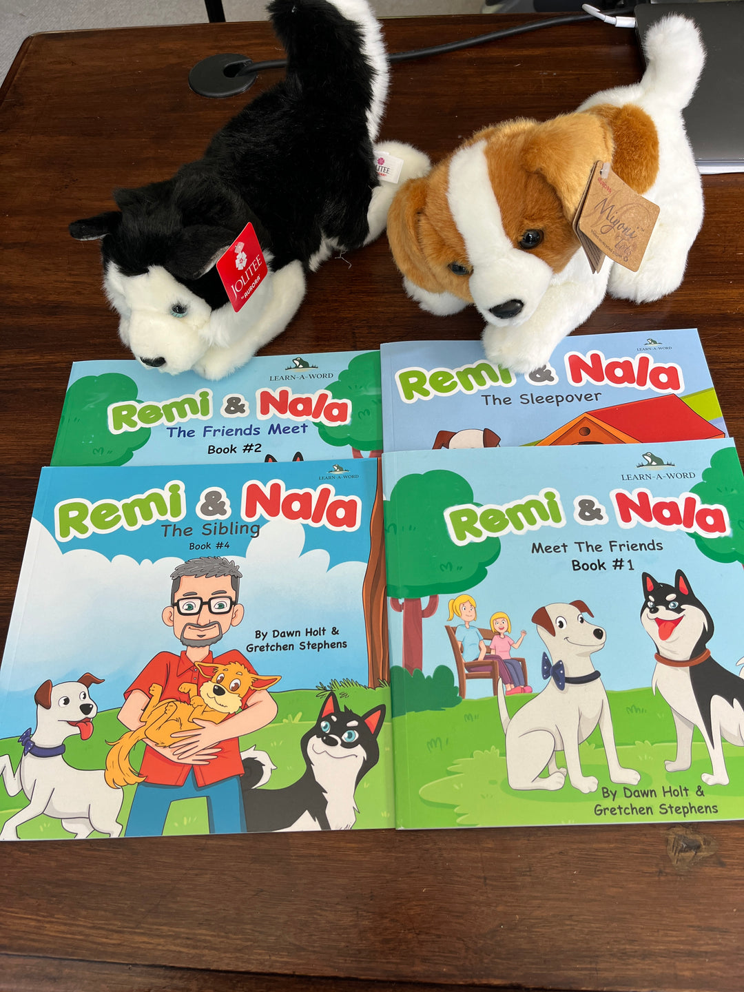 Remi & Nala 4-Book, Children's Book Box & Plush Toys, New Paperbacks